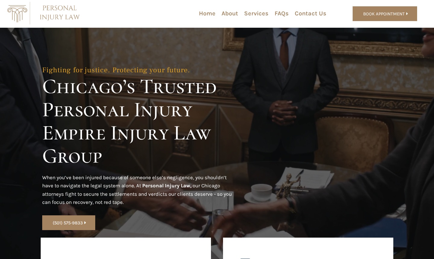 Personal Injury Law Firm Demo Website